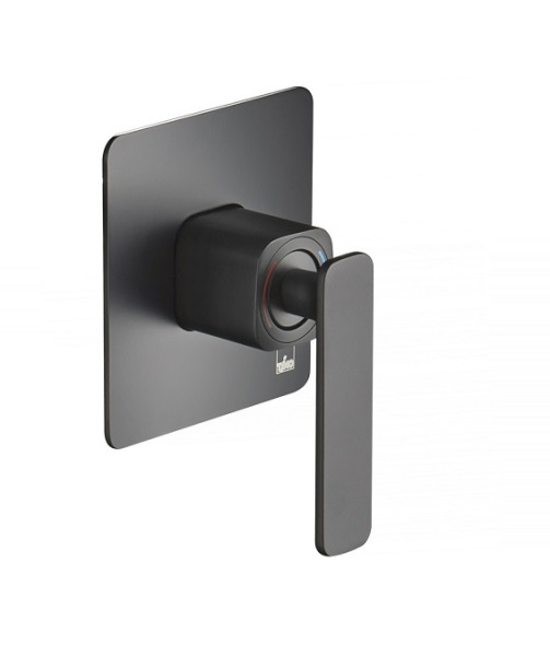 Смеситель встроенный с гигиеническим душем Timo Torne черный 4389/03SM